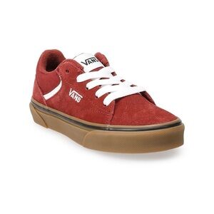 Vans Red Suede Sneakers